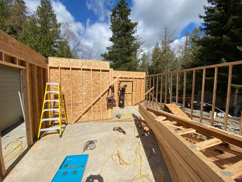 Prestige coastal residential construction and deck work near Anacortes Washington